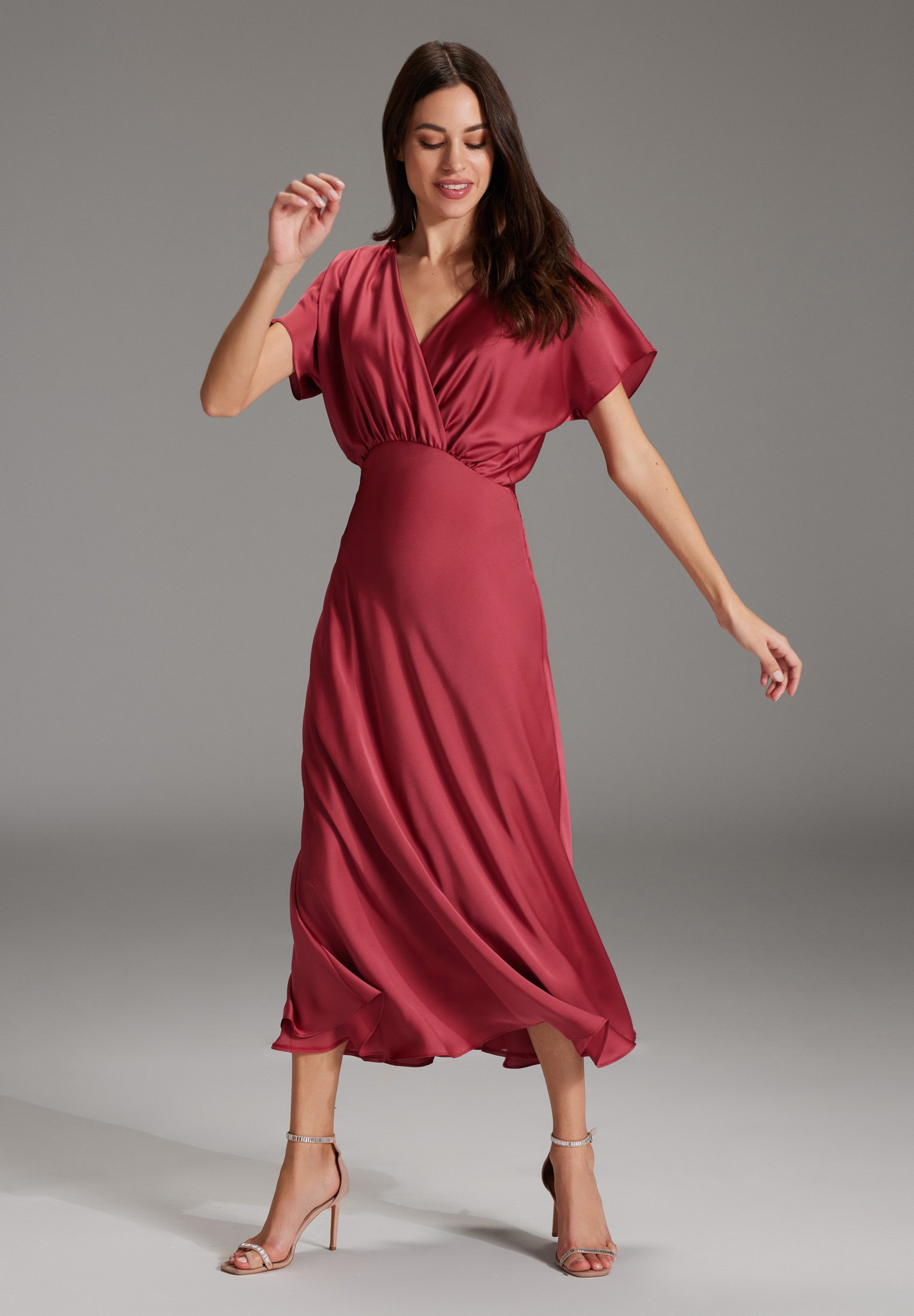 Rotes kleid größe 44 Outlet